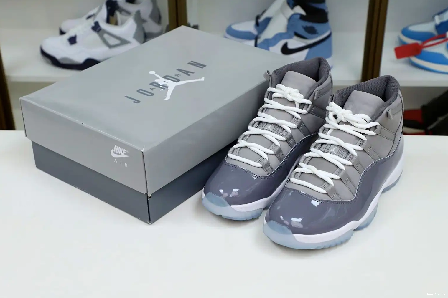 2021 JORDAN Kimikick 11 GREY' AIR RETRO 'COOL 0622